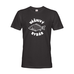 Vtipné tričko pre rybárov Vášnivý rybár - zľava 1,23 Euro na prvú objednávku