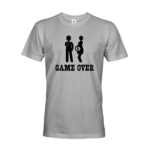 Vtipné tričko pro budoucí tatínky s potiskem Game over 2