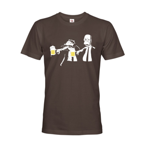 Vtipné tričko s potiskem Pulp Fiction Homer Simpson